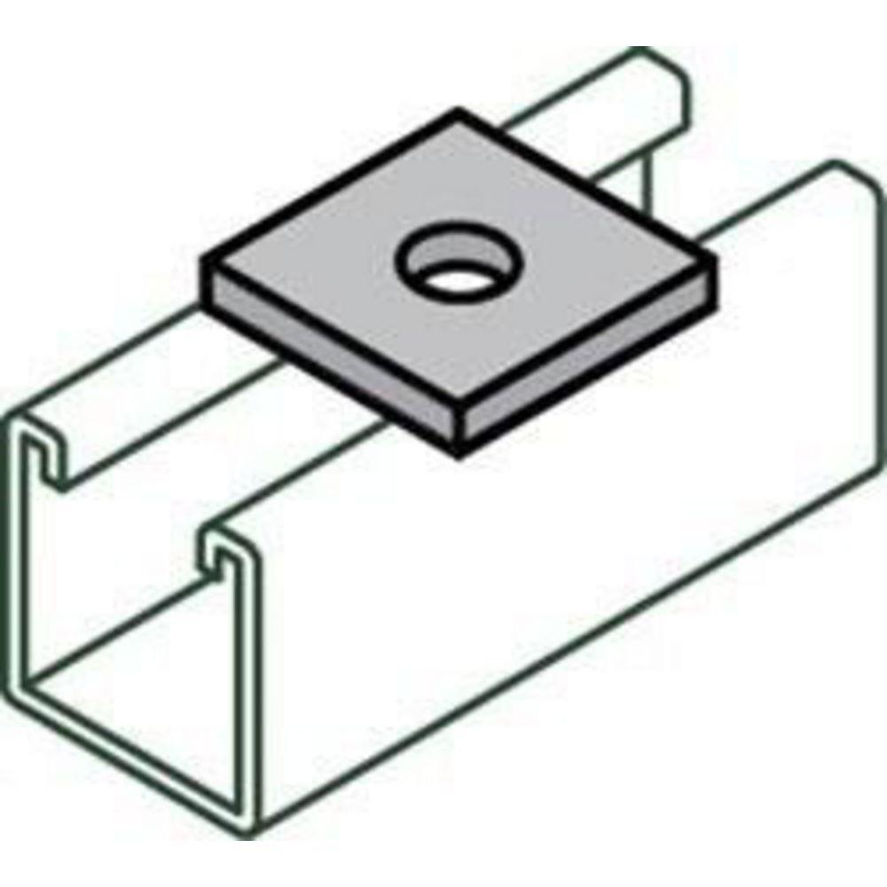Anvil-Strut Galvanized 1-5/8 in. Carbon Steel Square Splice Plate 