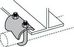 3 in. Electrogalvanized Right Angle Clamp