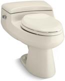 1 gpf Elongated One Piece Toilet in Almond