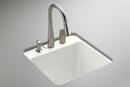 23 x 22 x 13- 5/8 in. Under- Mount Kitchen Sink with Two Faucet Hole Whites