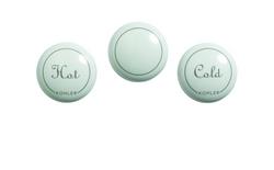 Plug Button in White