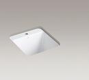 KOHLER White 1-Hole 1-Bowl Undermount Utility Sink 