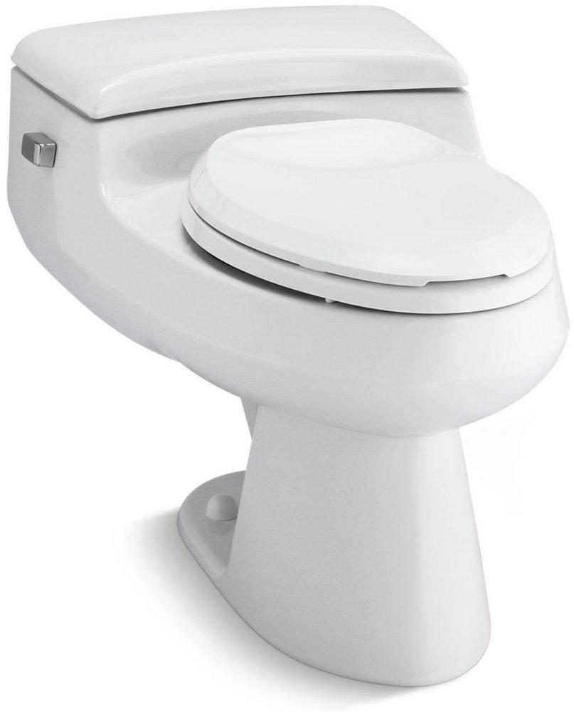 KOHLER White 1 gpf Elongated One Piece Toilet 