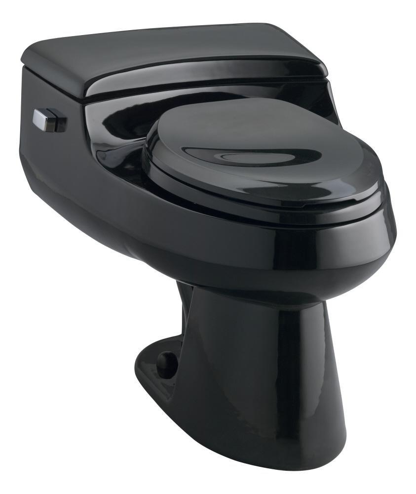 KOHLER Black Black&trade; 1 gpf Elongated One Piece Toilet 