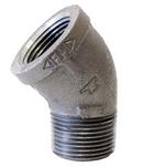 150# Galv MI Thrd Street 45 Elbow Galvanized Malleable Iron Threaded 