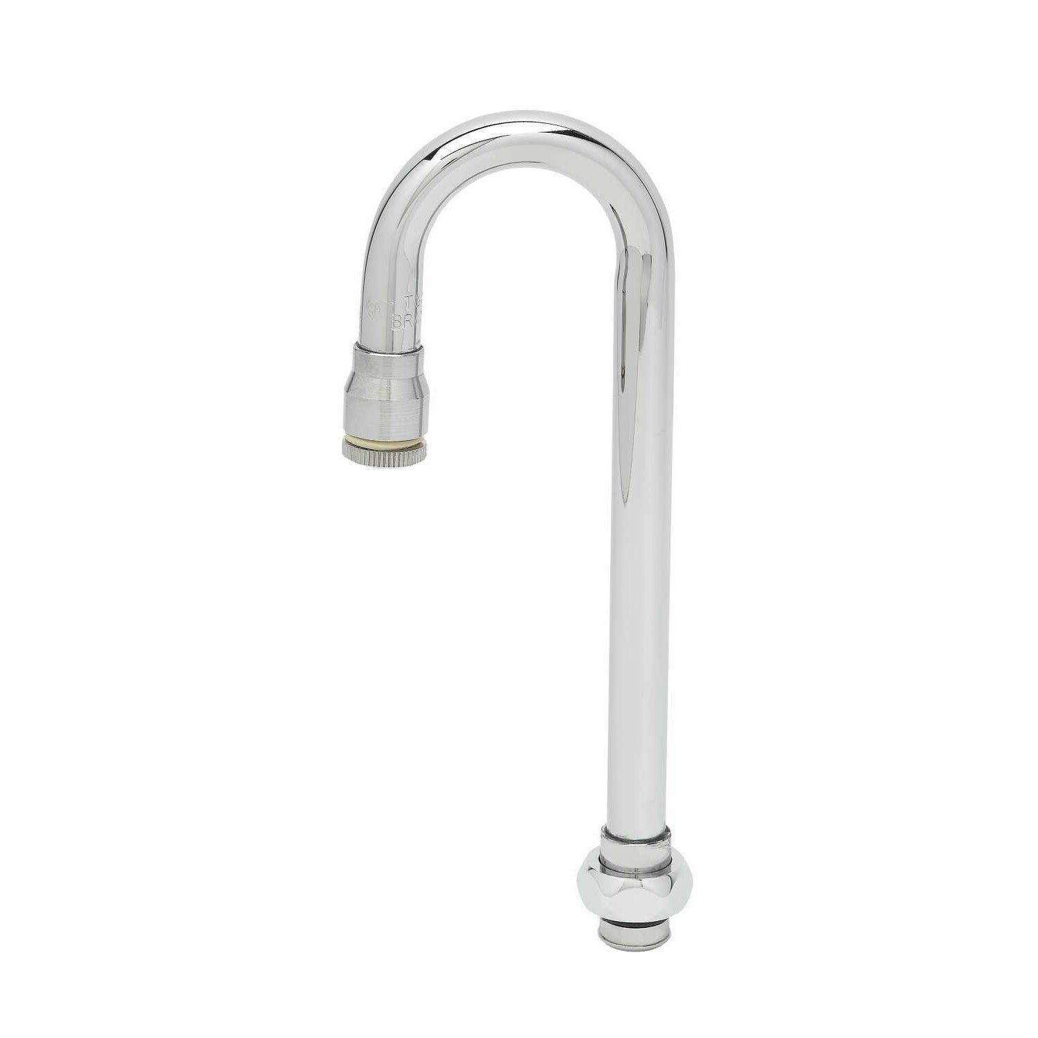 T&S Brass Chrome Plated Swivel Gooseneck 