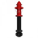Mueller Company Red 4-1/2 VO A421 Hydrant 3'6 BURY Open Right Less Accessories 