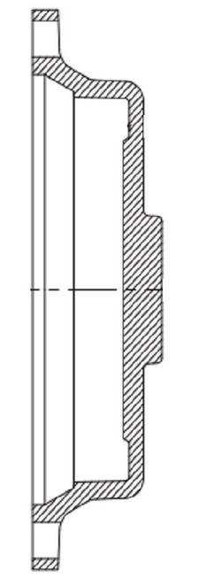 8 in. Union Tight Ductile Iron C153 Short Body Tapped Plug