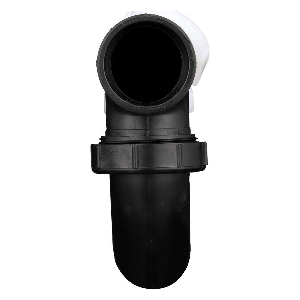 Black 1-1/2 in. P-Trap in Black 