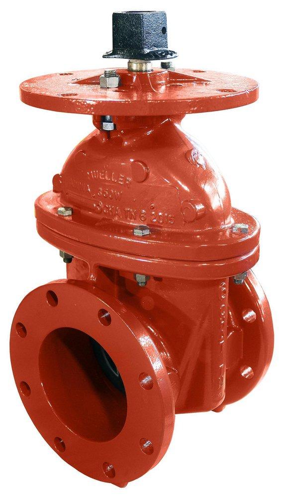 AnvilStrut Flanged Bronze, Ductile Iron and Stainless Steel Resilient Wedge Gate Valve 