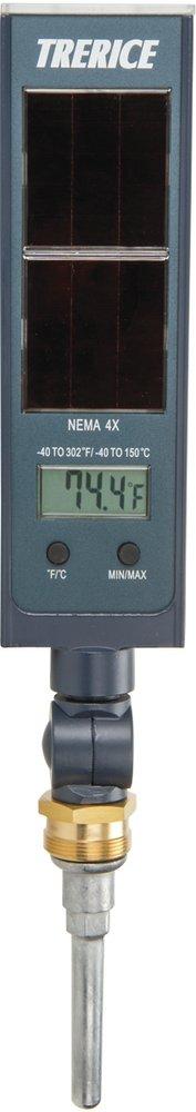 H.O. Trerice Blue 6 in. Adjustable Solar Thermometer Stem 