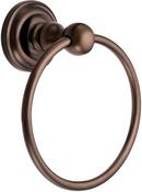 Round Closed Towel Ring in Old World Bronze