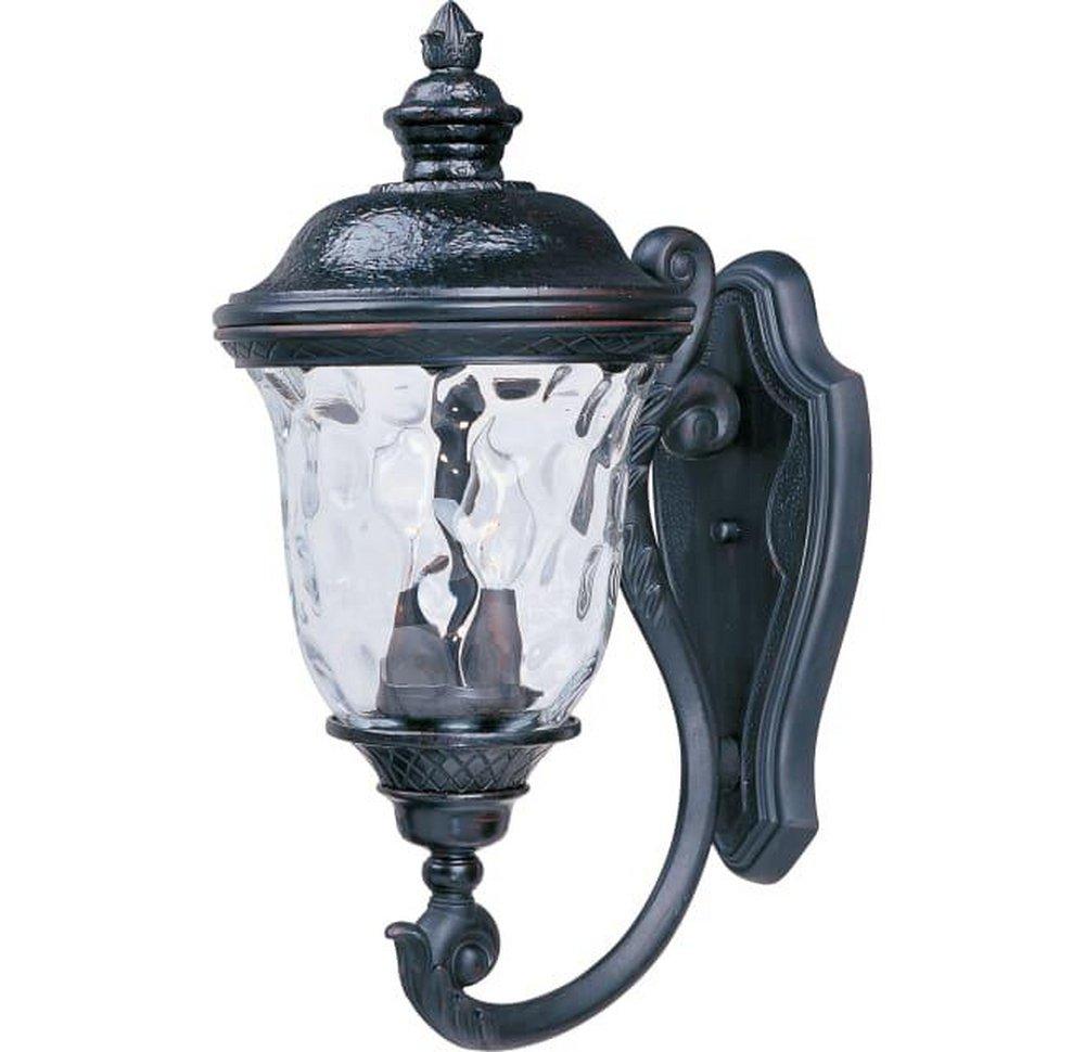 Maxim Lighting&reg; Oriental Bronze 20 x 9 in. 60W 2-Light Outdoor Wall Lantern 