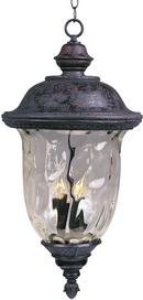 3-Light Outdoor Hanging Lantern in Oriental Bronze