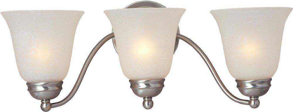 Maxim Lighting&reg; Satin Nickel 39W 3-Light Fluorescent Vanity Fixture 