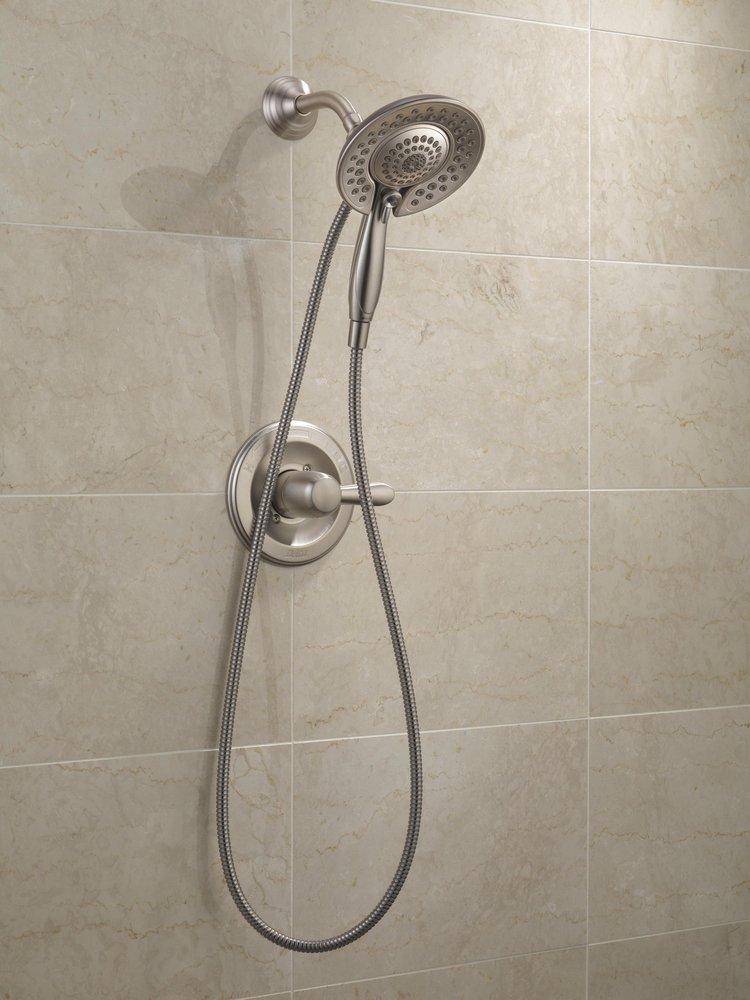 Delta Faucet Brilliance&reg; Stainless Single Handle Shower Faucet Trim Only 