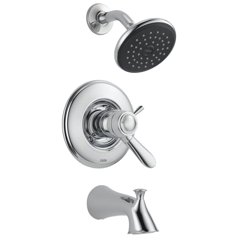 Delta Faucet Chrome Two Handle Single Function Bathtub & Shower Faucet (Trim Only) 
