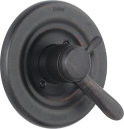 Single Handle Pressure Balancing Valve Trim in Venetian Bronze