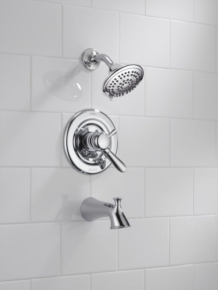 Delta Faucet Chrome Two Handle Multi Function Bathtub & Shower Faucet (Trim Only) 