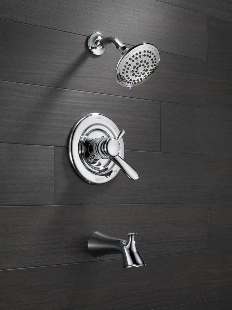 Delta Faucet Chrome Two Handle Multi Function Bathtub & Shower Faucet (Trim Only) 
