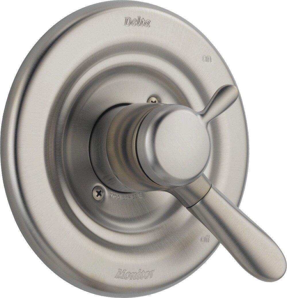 Delta Faucet Brilliance Stainless Single Handle Shower Faucet Trim Only 