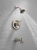 Delta Faucet Brilliance® Stainless Single Handle Multi Function Bathtub & Shower Faucet (Trim Only) 
