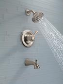 Delta Faucet Brilliance® Stainless Single Handle Multi Function Bathtub & Shower Faucet (Trim Only) 