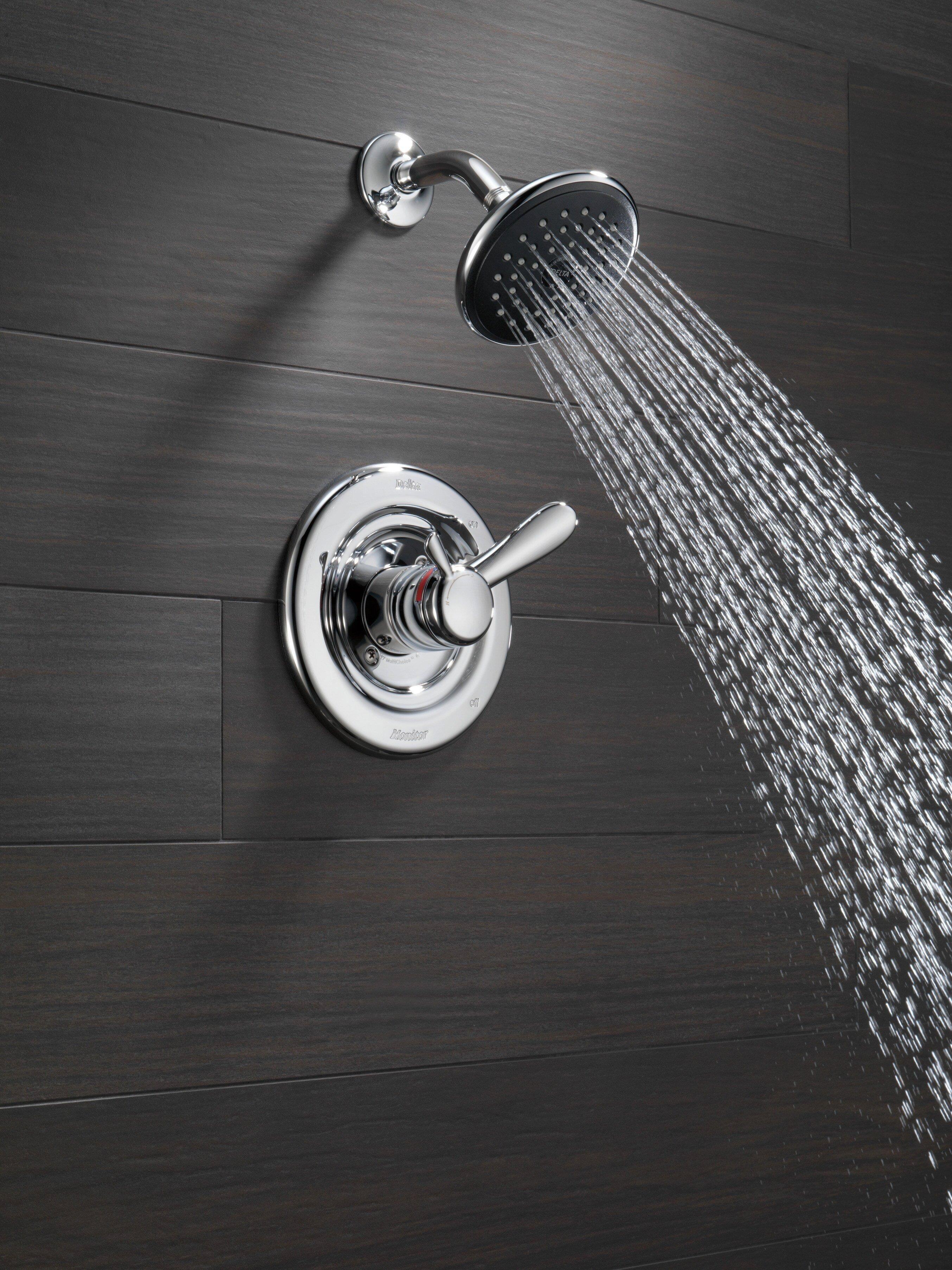 Delta Faucet Chrome Single Handle Multi Function Shower Faucet (Trim Only) 