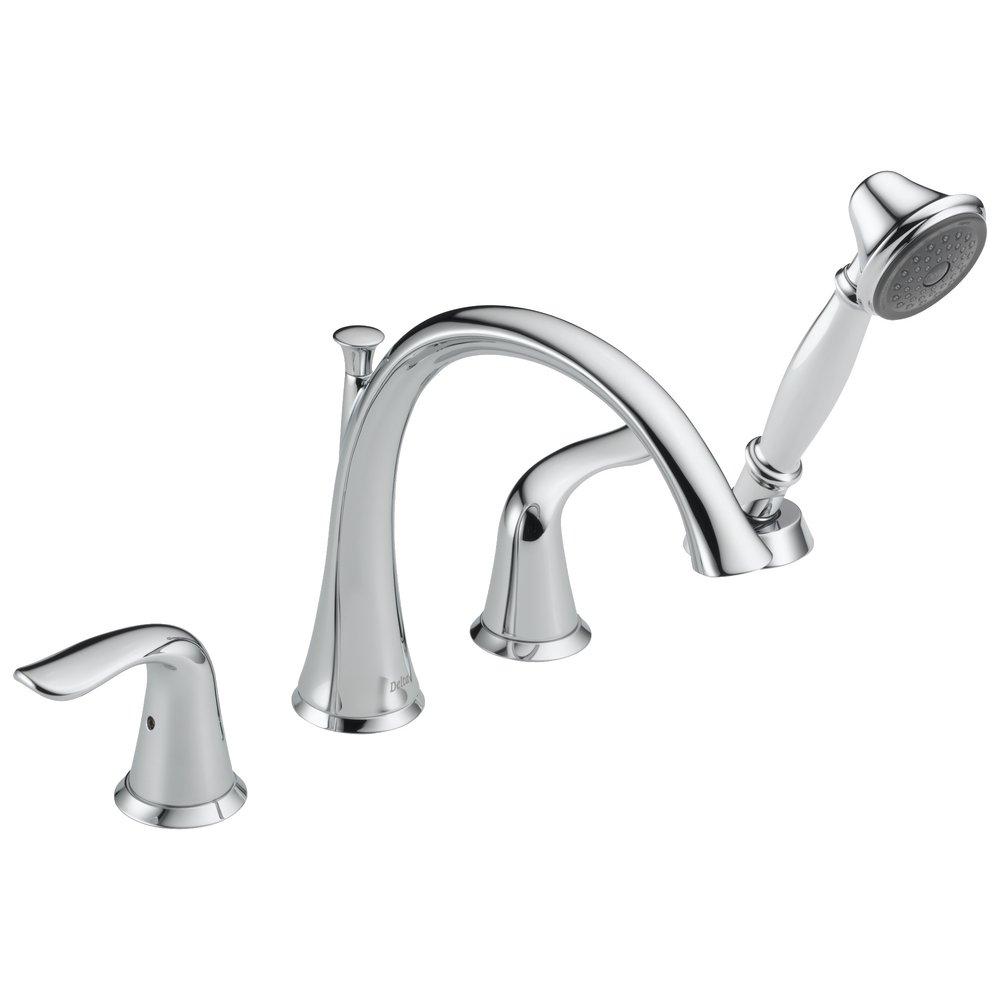 Delta Faucet Chrome Two Handle Roman Tub Faucet Trim Only 