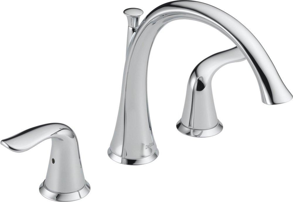 Delta Faucet Chrome Two Handle Roman Tub Faucet Trim Only 