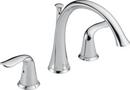 Two Handle Roman Tub Faucet in Chrome (Trim Only)