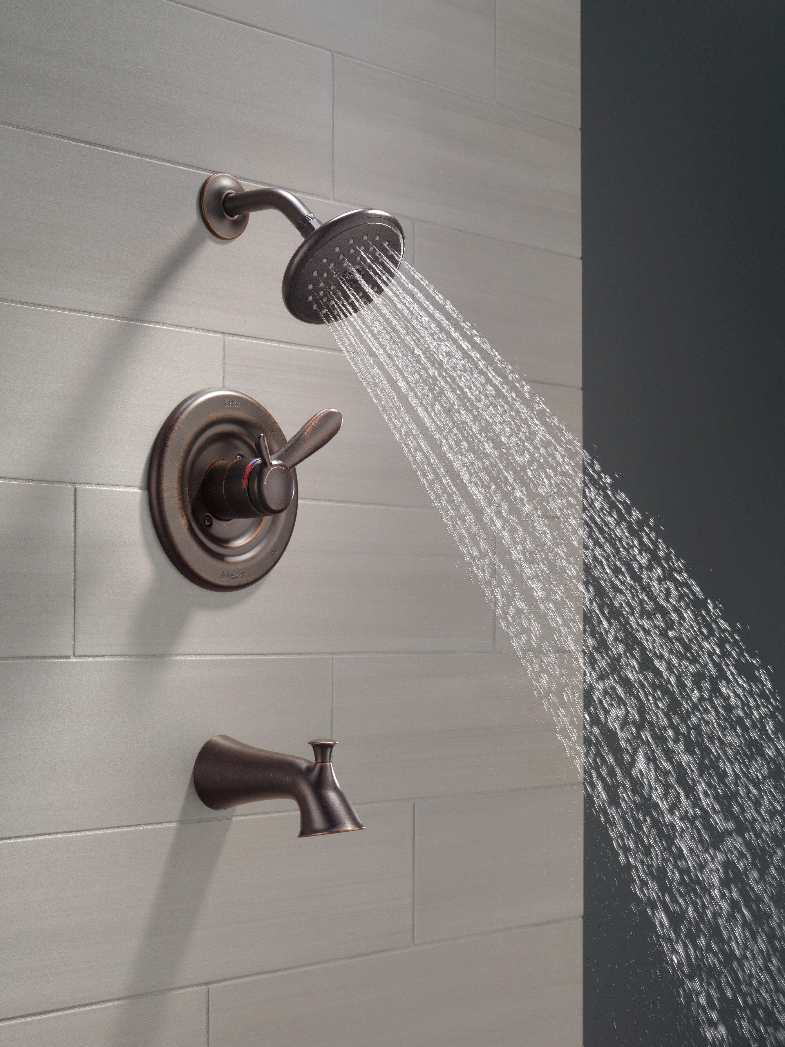 Delta Faucet Venetian Bronze Two Handle Multi Function Bathtub & Shower Faucet (Trim Only) 