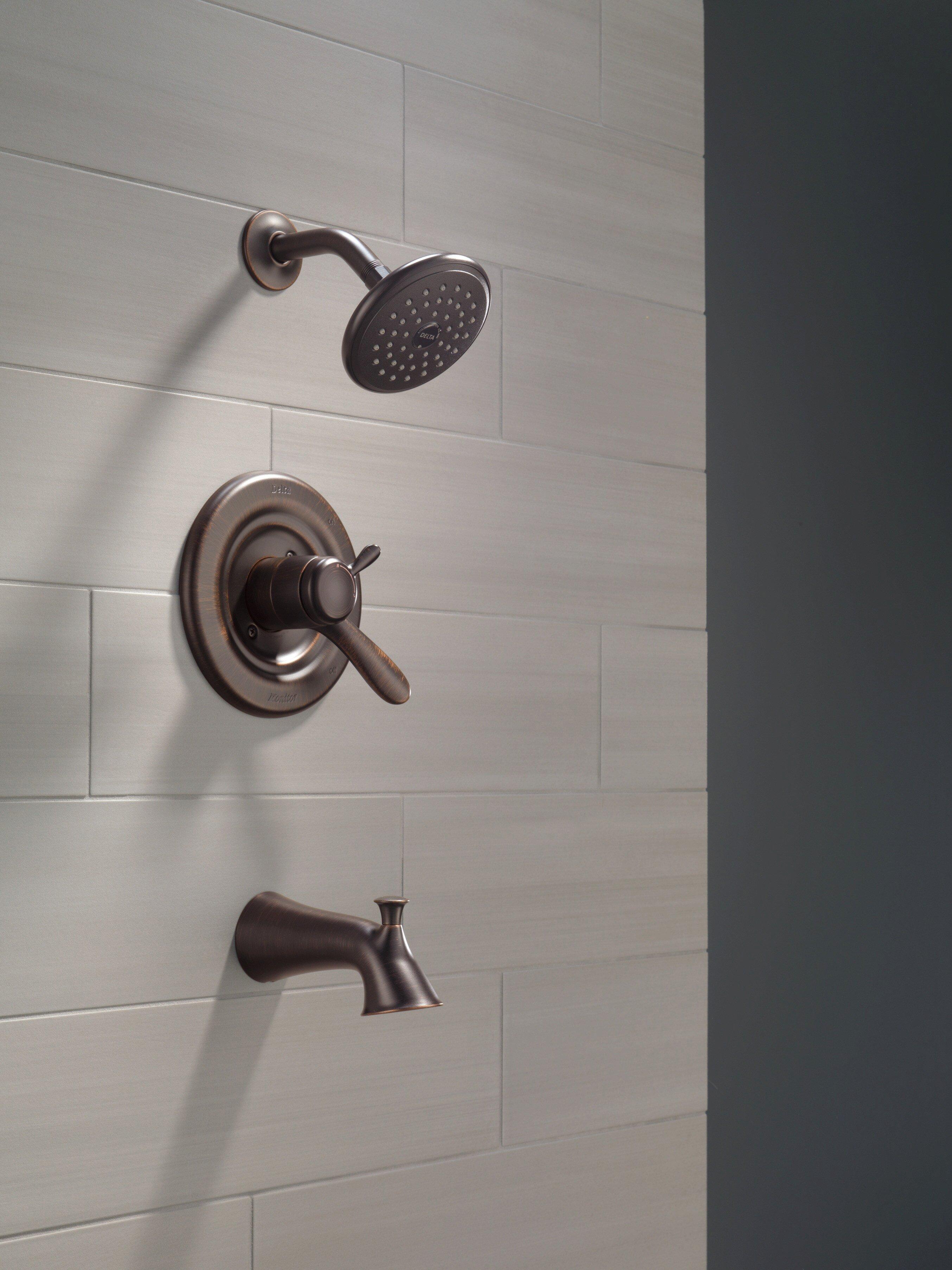 Delta Faucet Venetian Bronze Two Handle Multi Function Bathtub & Shower Faucet (Trim Only) 