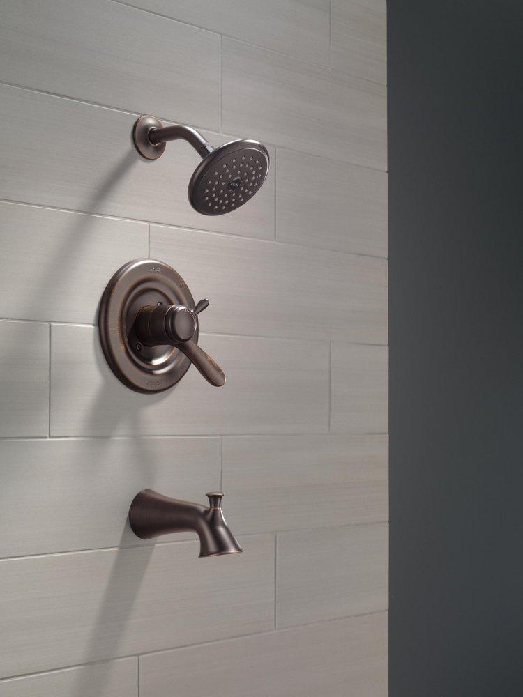 Delta Faucet Venetian Bronze Two Handle Multi Function Bathtub & Shower Faucet (Trim Only) 