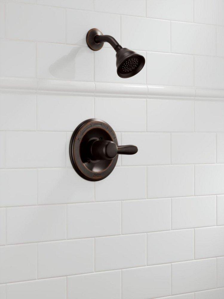 Delta Faucet Venetian Bronze Single Handle Multi Function Shower Faucet (Trim Only) 