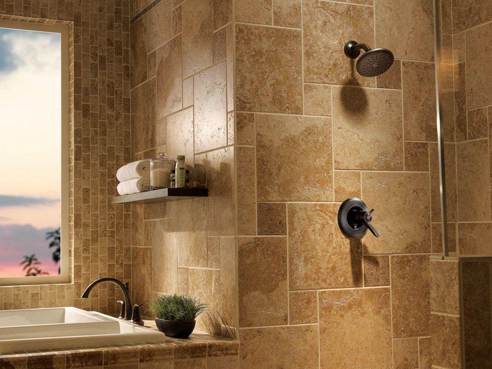 Delta Faucet Brilliance Stainless Single Handle Single Function Shower Faucet (Trim Only) 
