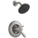 One Handle Single Function Shower Faucet in Stainless (Trim Only)