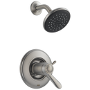 Delta Faucet Brilliance Stainless Single Handle Single Function Shower Faucet (Trim Only) 