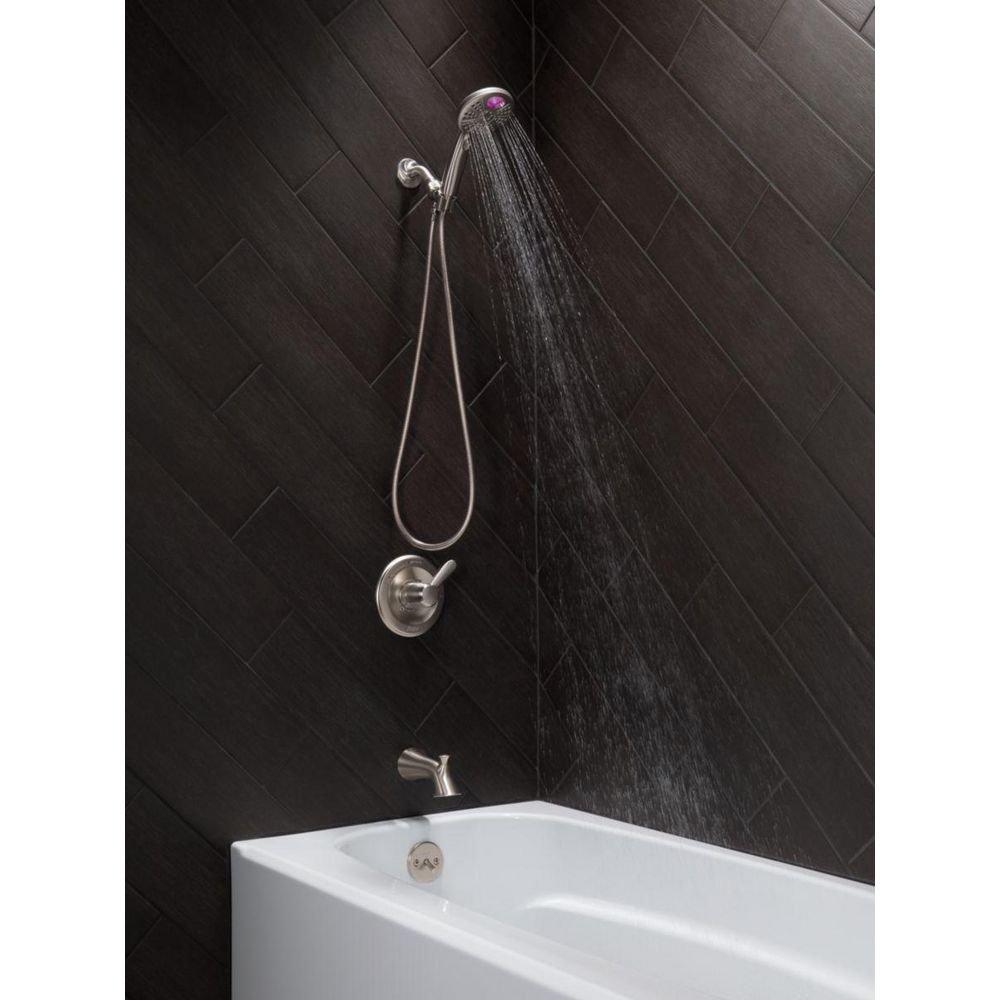 Delta Faucet Stainless Wall Mount Tub Spout Pop-Up Diverter 