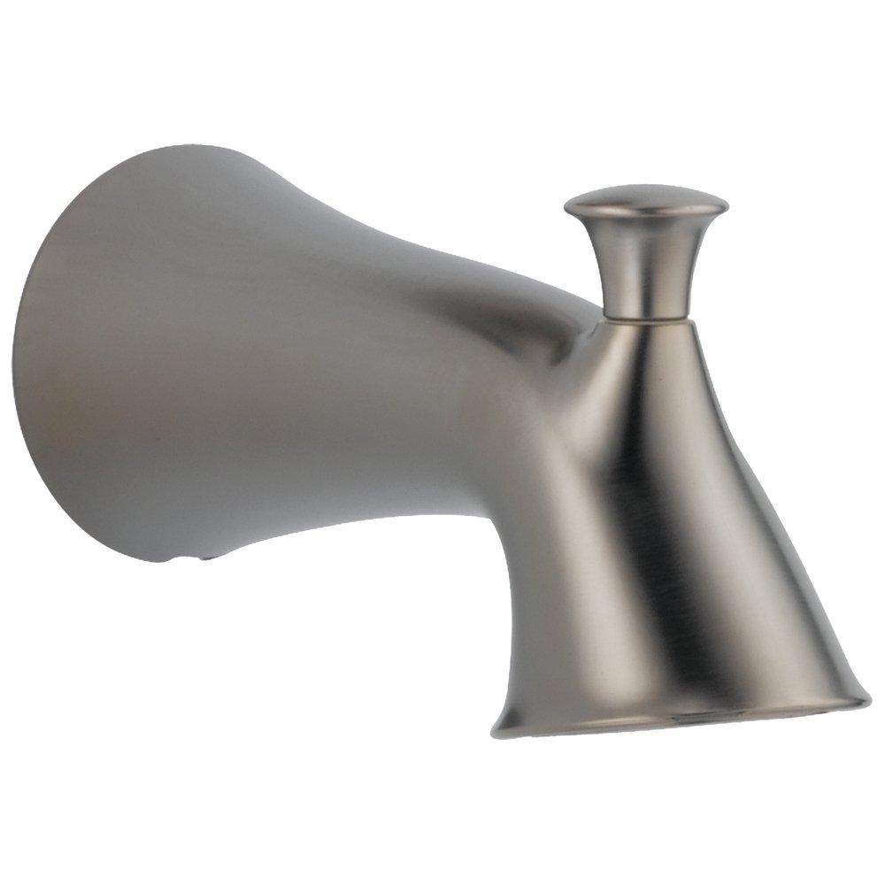Delta Faucet Stainless Wall Mount Tub Spout Pop-Up Diverter 