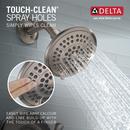 Delta Faucet Brilliance® Stainless Two Handle Multi Function Bathtub & Shower Faucet (Trim Only) 