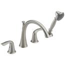 Two Handle Roman Tub Faucet with Handshower in Brilliance® Stainless (Trim Only)