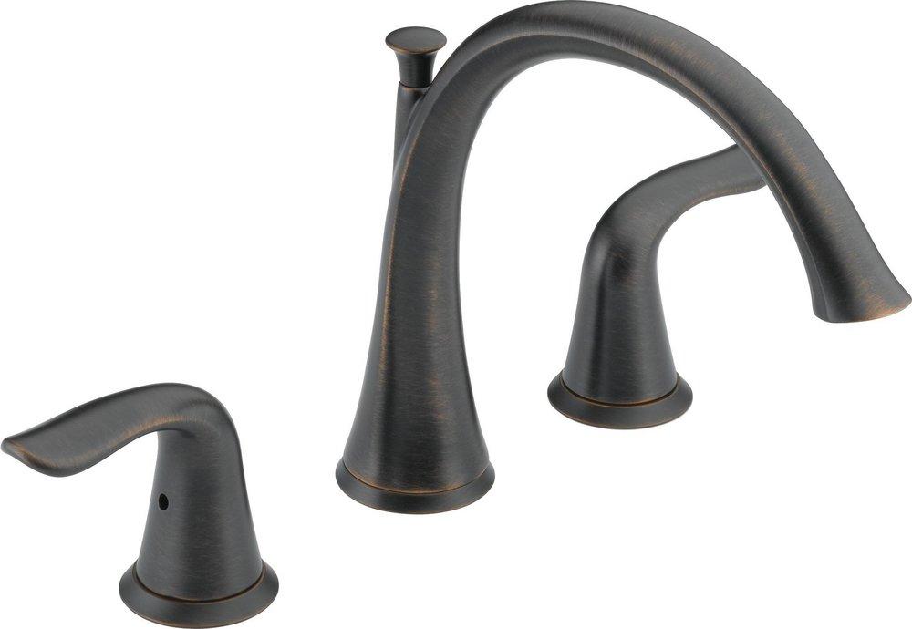 Delta Faucet Venetian&reg; Bronze Two Handle Roman Tub Faucet Trim Only 