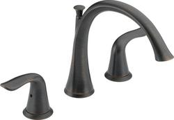 Two Handle Roman Tub Faucet in Venetian Bronze (Trim Only)