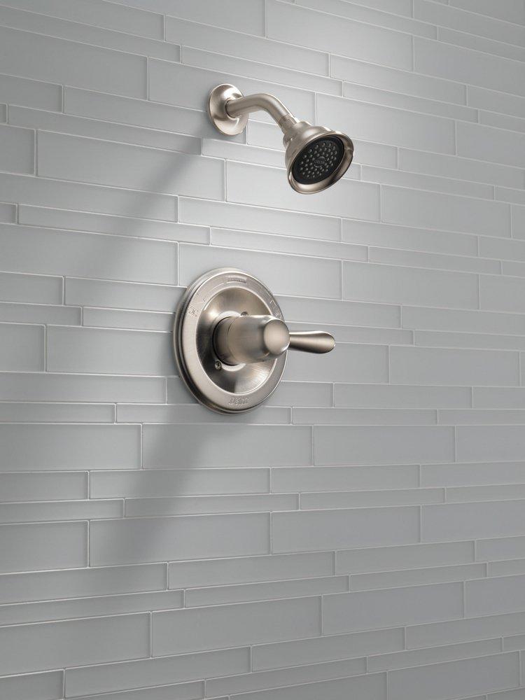 Delta Faucet Brilliance® Stainless Single Handle Multi Function Shower Faucet (Trim Only) 