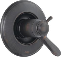 Single Handle Thermostatic Valve Trim in Venetian Bronze