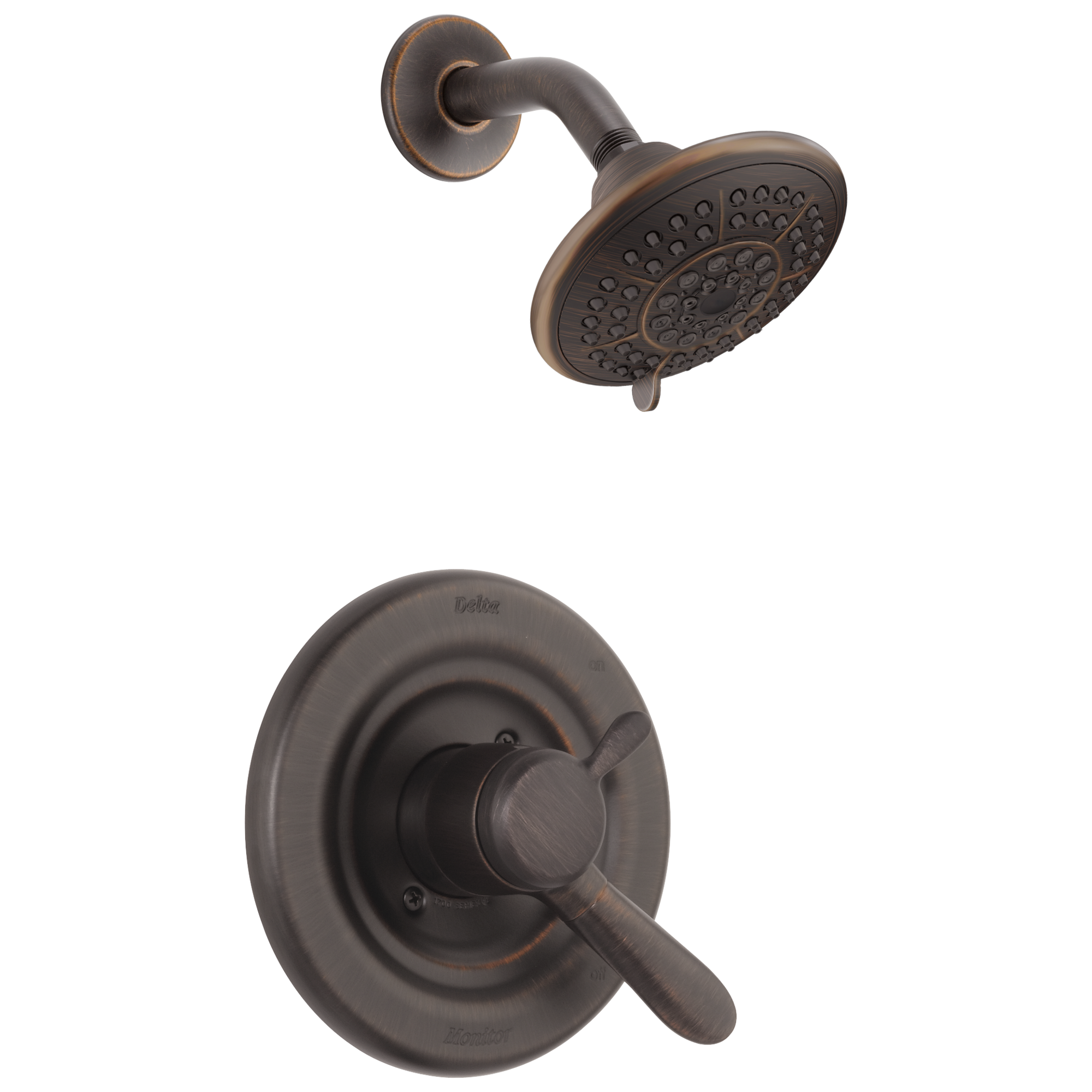 Delta Faucet Venetian Bronze Single Handle Multi Function Shower Faucet (Trim Only) 