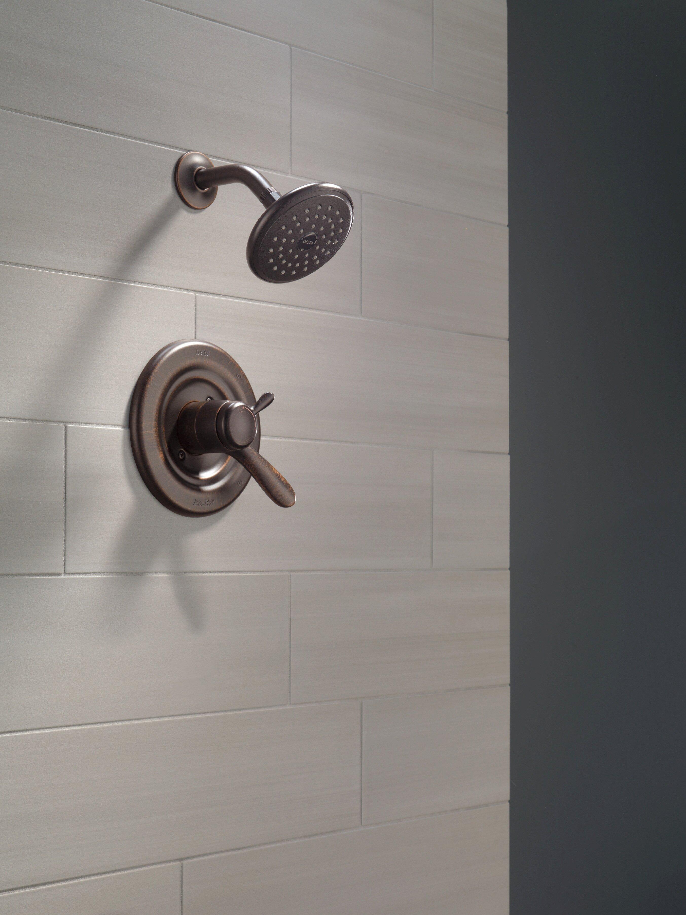Delta Faucet Venetian Bronze Single Handle Multi Function Shower Faucet (Trim Only) 