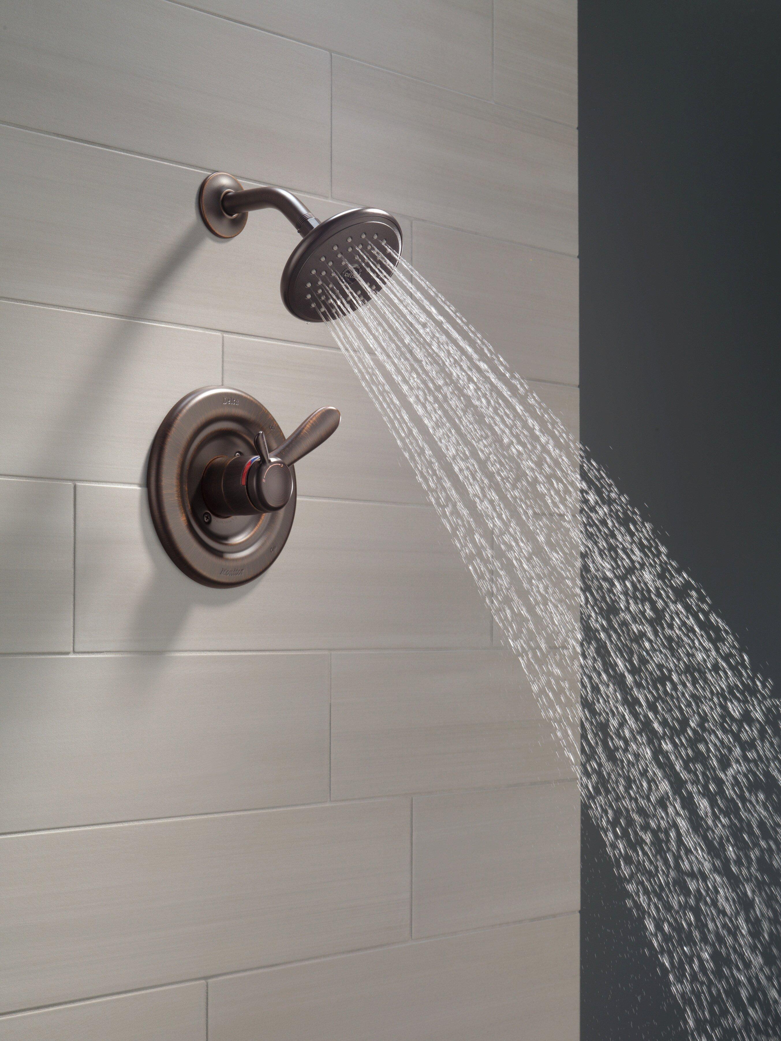 Delta Faucet Venetian Bronze Single Handle Multi Function Shower Faucet (Trim Only) 