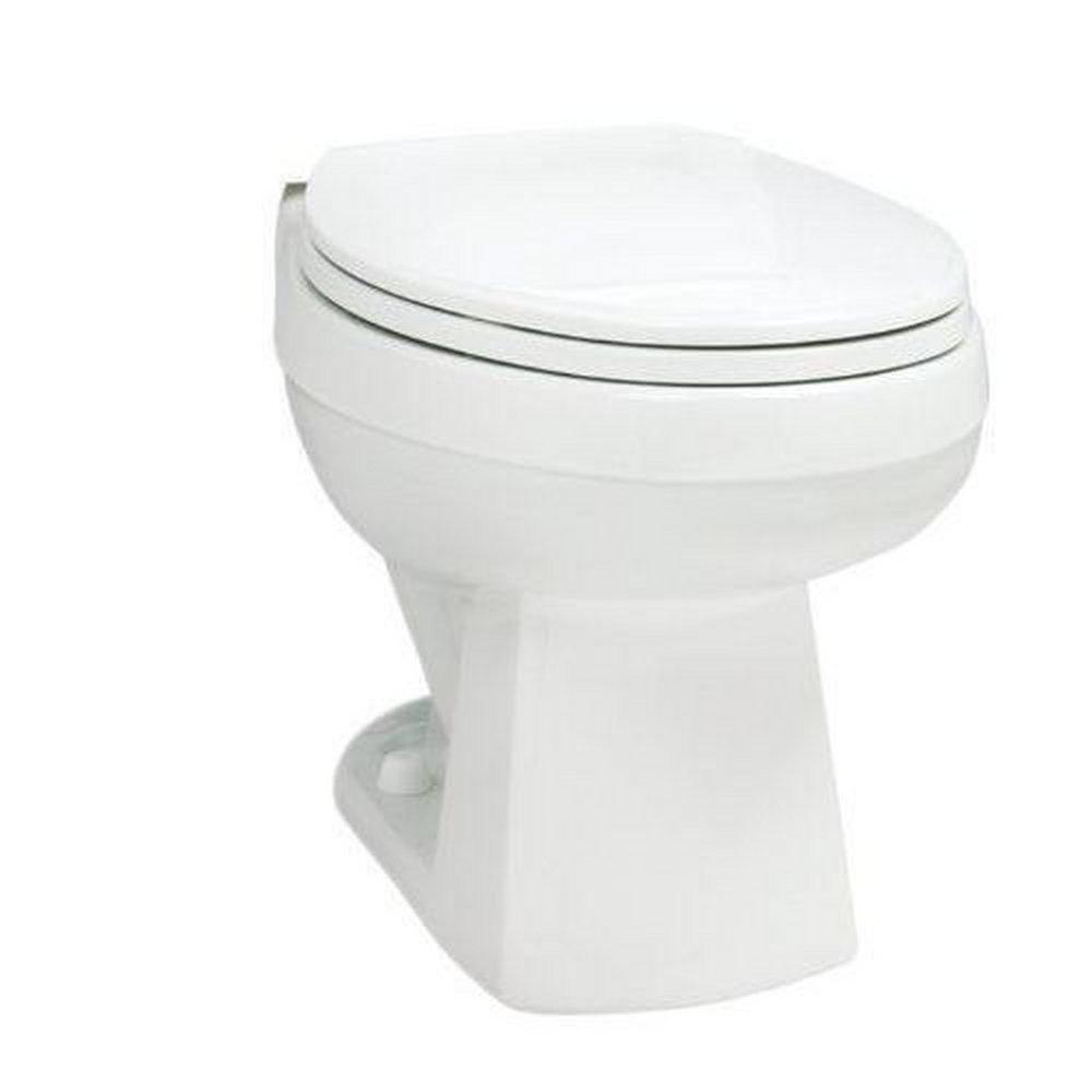 St. Thomas Creations White Elongated Toilet Bowl with 10 in. Rough-In 